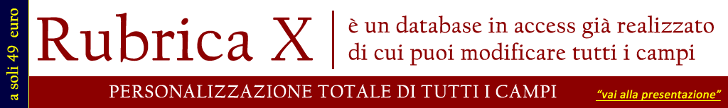 database-rubrica-access